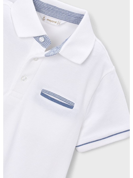 MAYORAL  T-SHIRT BLUZKA KOSZULKA POLO DLA CHŁOPCA NA KRÓTKI RĘKAW 3103/73