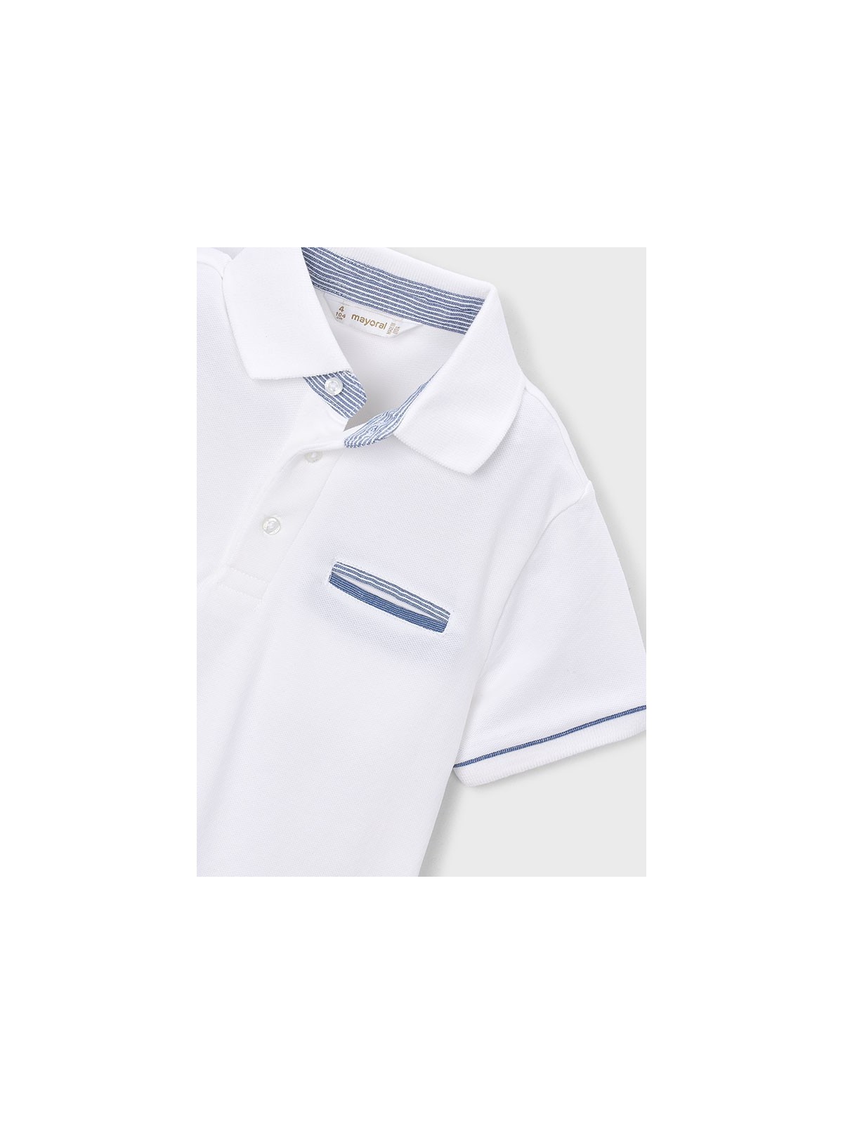 MAYORAL  T-SHIRT BLUZKA KOSZULKA POLO DLA CHŁOPCA NA KRÓTKI RĘKAW 3103/73