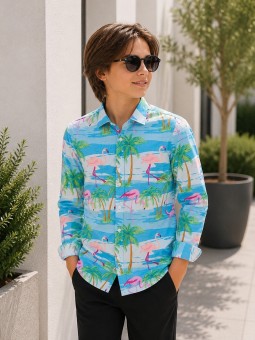OPPOSUITS KOSZULA KOLOROWA TATA SYN FALMINGUY OSSB-1007-US