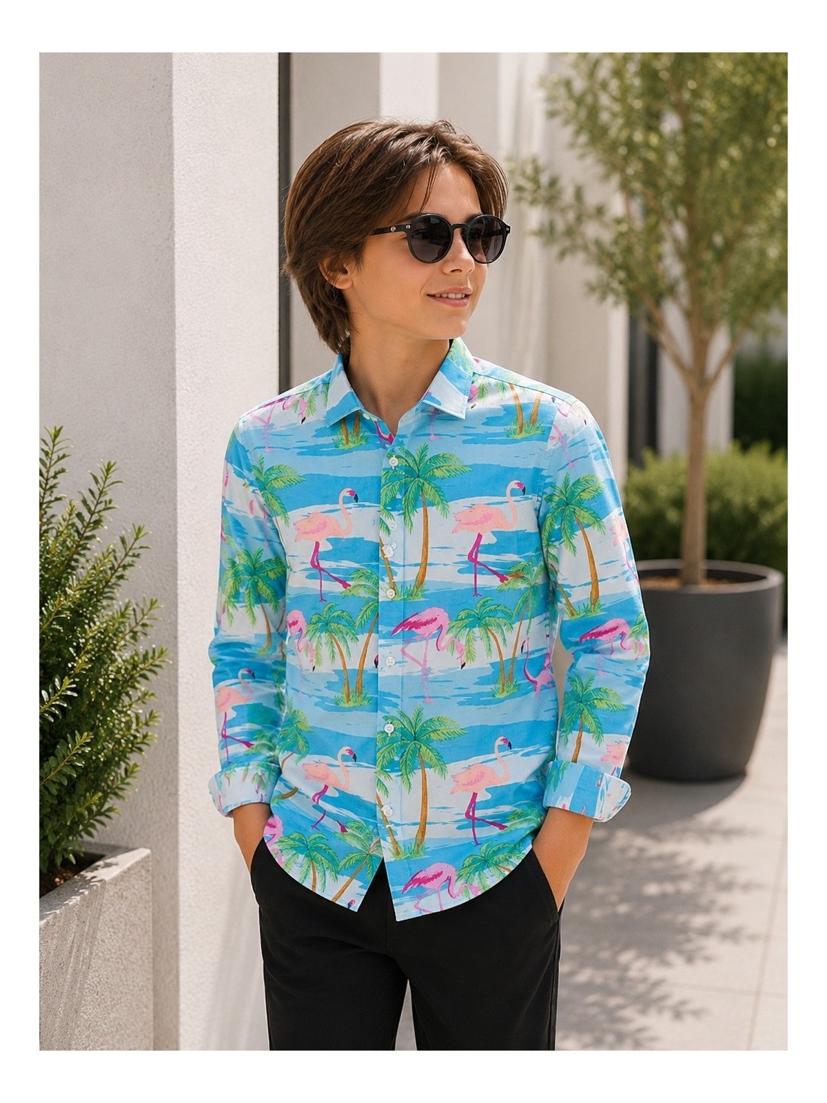 OPPOSUITS KOSZULA KOLOROWA TATA SYN FALMINGUY OSSB-1007-US