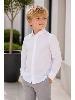 OPPOSUITS KOSZULA BIAŁA GŁADKA KLASYCZNA WHITE KNIGHT OSSB-0001-US