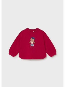 MAYORAL BABY  BLUZA  DLA DZIEWCZYNKI CZERWONA 1495/82