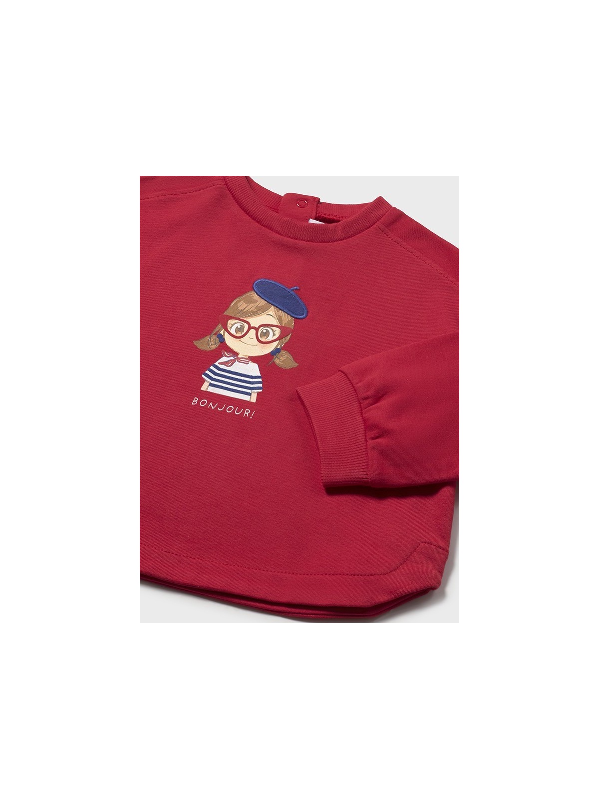 MAYORAL BABY  BLUZA  DLA DZIEWCZYNKI CZERWONA 1495/82