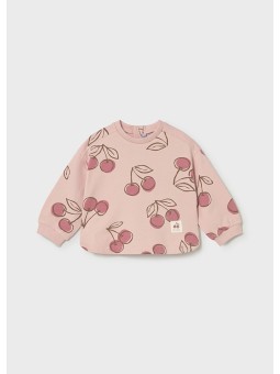 MAYORAL BABY  BLUZA  DLA DZIEWCZYNKI RÓŻOWA W WIŚIENKI 1495/81