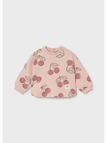 MAYORAL BABY  BLUZA  DLA DZIEWCZYNKI RÓŻOWA W WIŚIENKI 1495/81
