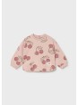 MAYORAL BABY  BLUZA  DLA DZIEWCZYNKI RÓŻOWA W WIŚIENKI 1495/81