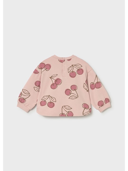 MAYORAL BABY  BLUZA  DLA DZIEWCZYNKI RÓŻOWA W WIŚIENKI 1495/81