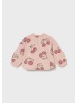 MAYORAL BABY  BLUZA  DLA DZIEWCZYNKI RÓŻOWA W WIŚIENKI 1495/81