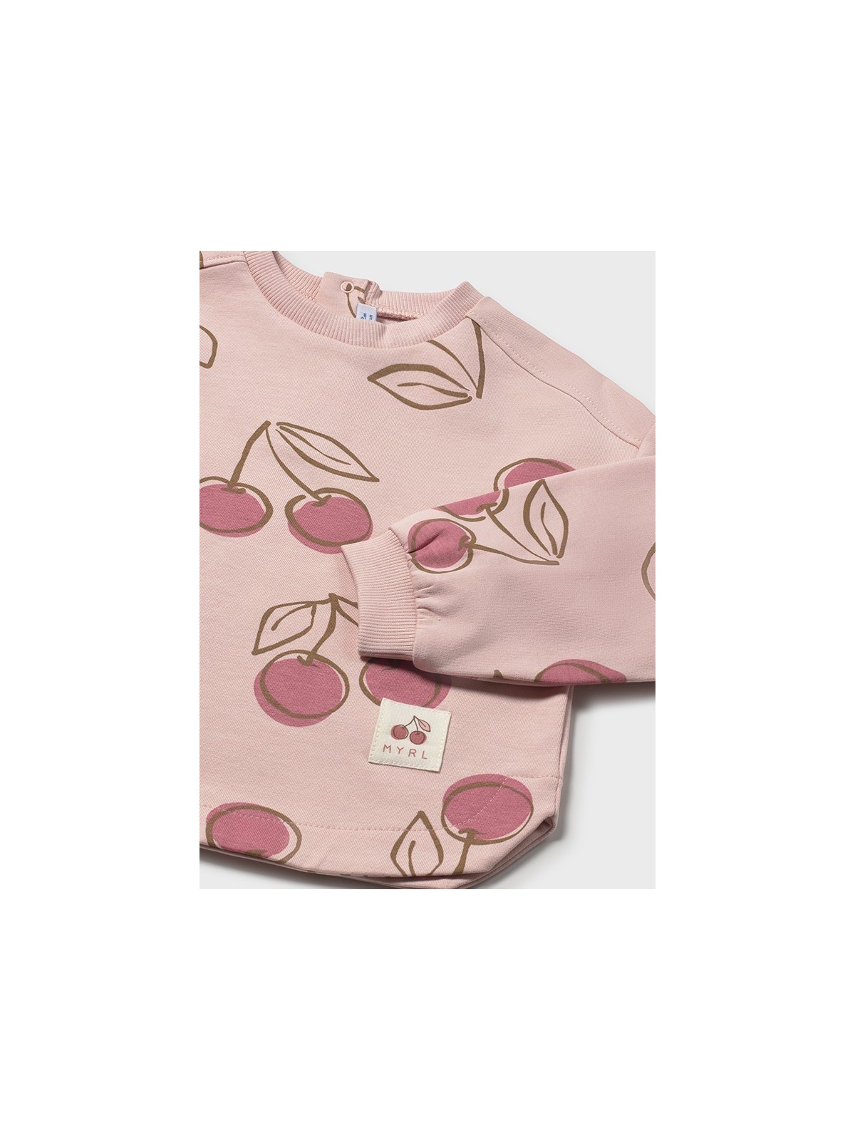 MAYORAL BABY  BLUZA  DLA DZIEWCZYNKI RÓŻOWA W WIŚIENKI 1495/81