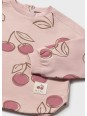 MAYORAL BABY  BLUZA  DLA DZIEWCZYNKI RÓŻOWA W WIŚIENKI 1495/81