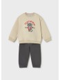 MAYORAL NEWBORN KOMPLET  BLUZA PLUS SPODNIE DRESOWE 1832/65