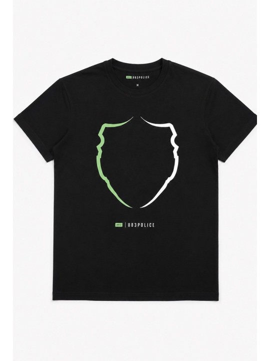 POLICE MILANO T-SHIRT KOSZULKA BLUZKA NA KRÓTKI RĘKAW  CZARNA 107720