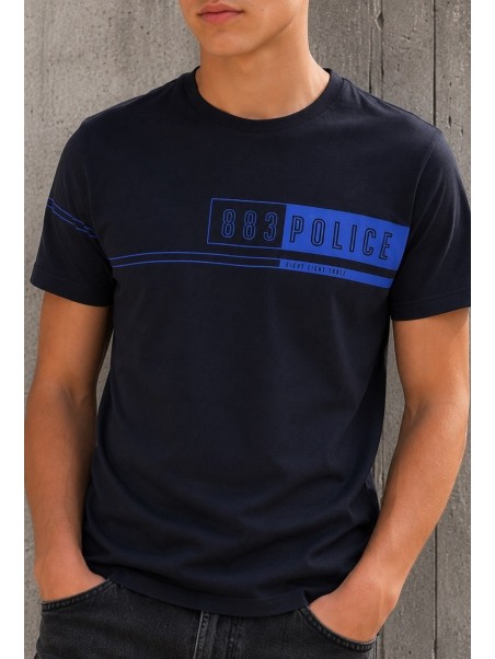 POLICE MILANO T-SHIRT KOSZULKA BLUZKA NA KRÓTKI RĘKAW  GARANAT 109492