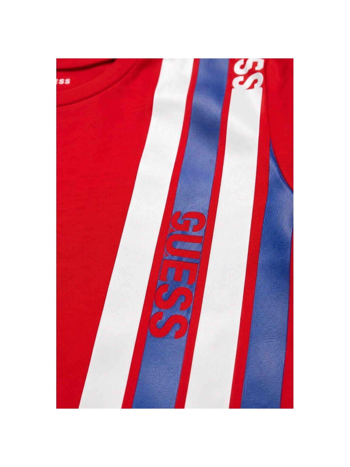 GUESS T-SHIRT BLUZKA KOSZULKA NA KRÓTKI RĘKAW DLA CHŁOPCA CZERWONA L2RI31K8HM0-TLDR