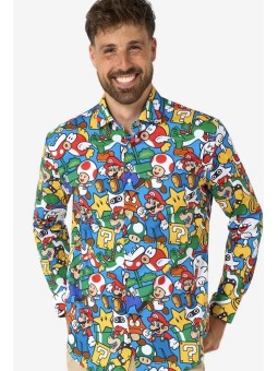 OPPOSUITS KOSZULA KOLOROWA SUPER MARIO TATA SYN  OSSM-0028-EU