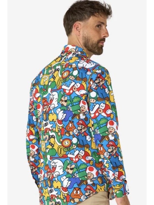 OPPOSUITS KOSZULA KOLOROWA SUPER MARIO TATA SYN  OSSM-0028-EU