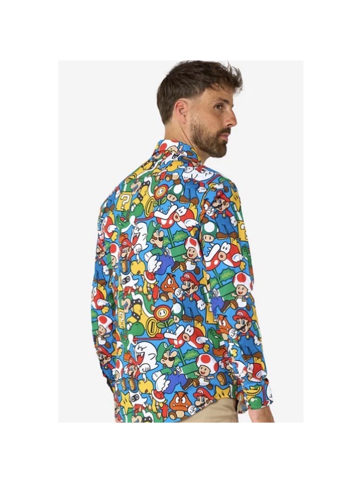 OPPOSUITS KOSZULA KOLOROWA SUPER MARIO TATA SYN  OSSM-0028-EU