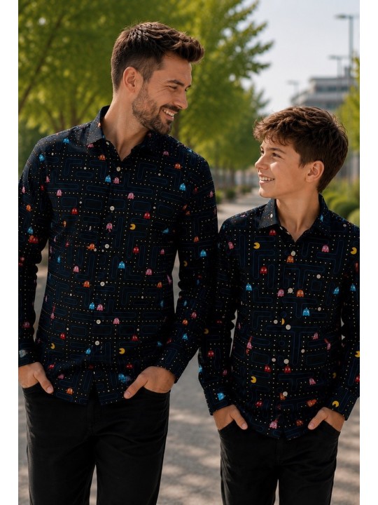 OPPOSUITS KOSZULA KOLOROWA PAC-MAN  TATA SYN OSSB-1006-US