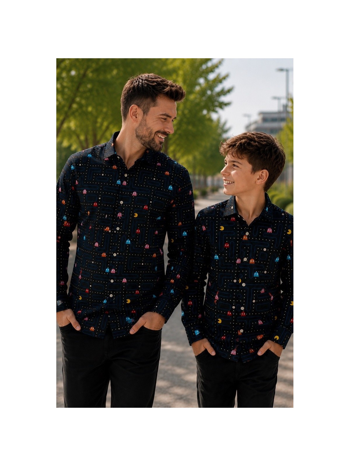 OPPOSUITS KOSZULA KOLOROWA PAC-MAN  TATA SYN OSSB-1006-US