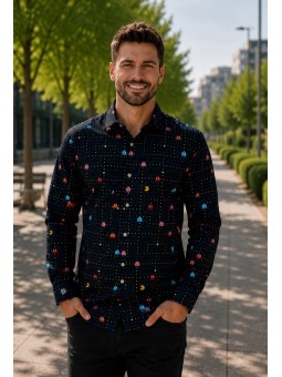 OPPOSUITS KOSZULA KOLOROWA PAC-MAN TATA SYN  OSSM-0026-EU