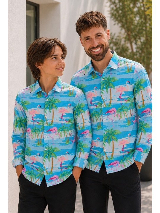 OPPOSUITS KOSZULA KOLOROWA TATA SYN FALMINGUY OSSB-1007-US
