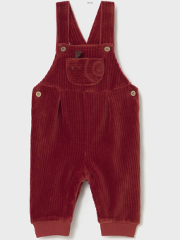 MAYORAL NEWBORN SPODNIE OGRODNICZKI SZTRUKS 2635/30