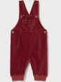MAYORAL NEWBORN SPODNIE OGRODNICZKI SZTRUKS 2635/30