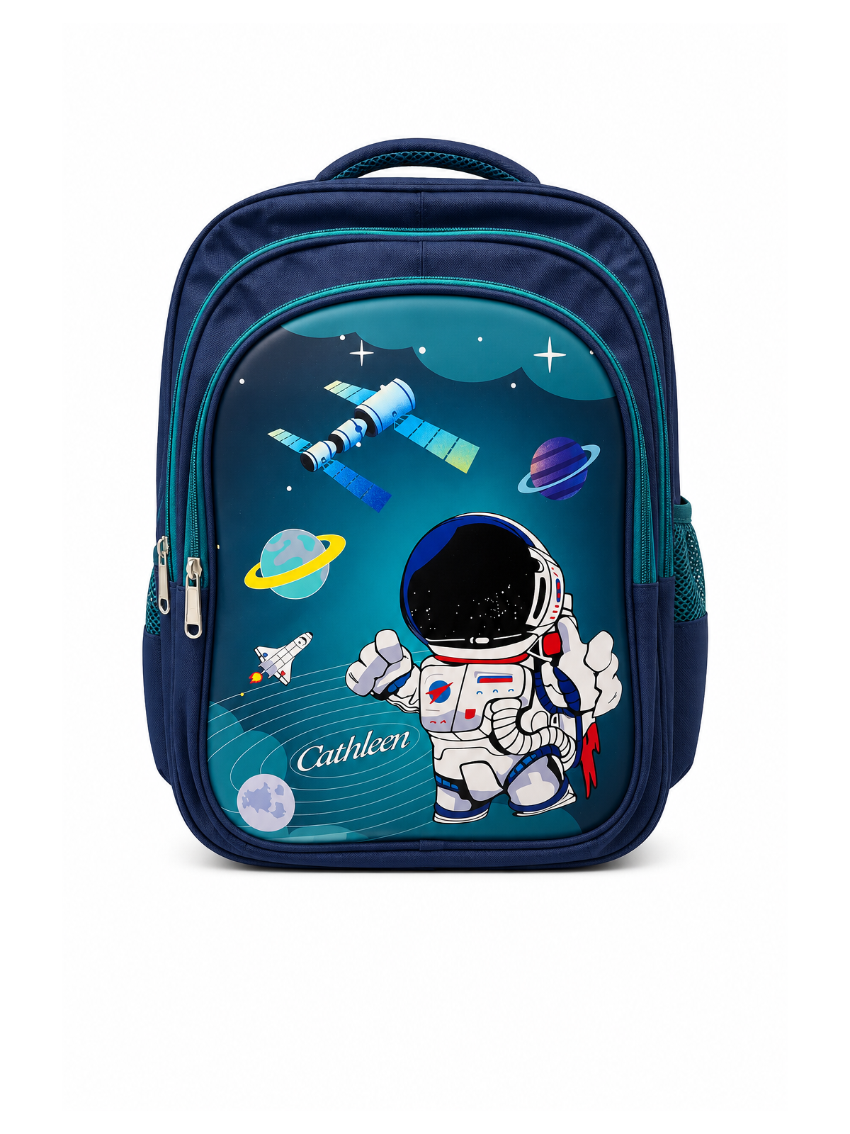 PLECAK TORNISTER DLA CHŁOPCA KOSMOS - ASTRONAUTA ZIELONY