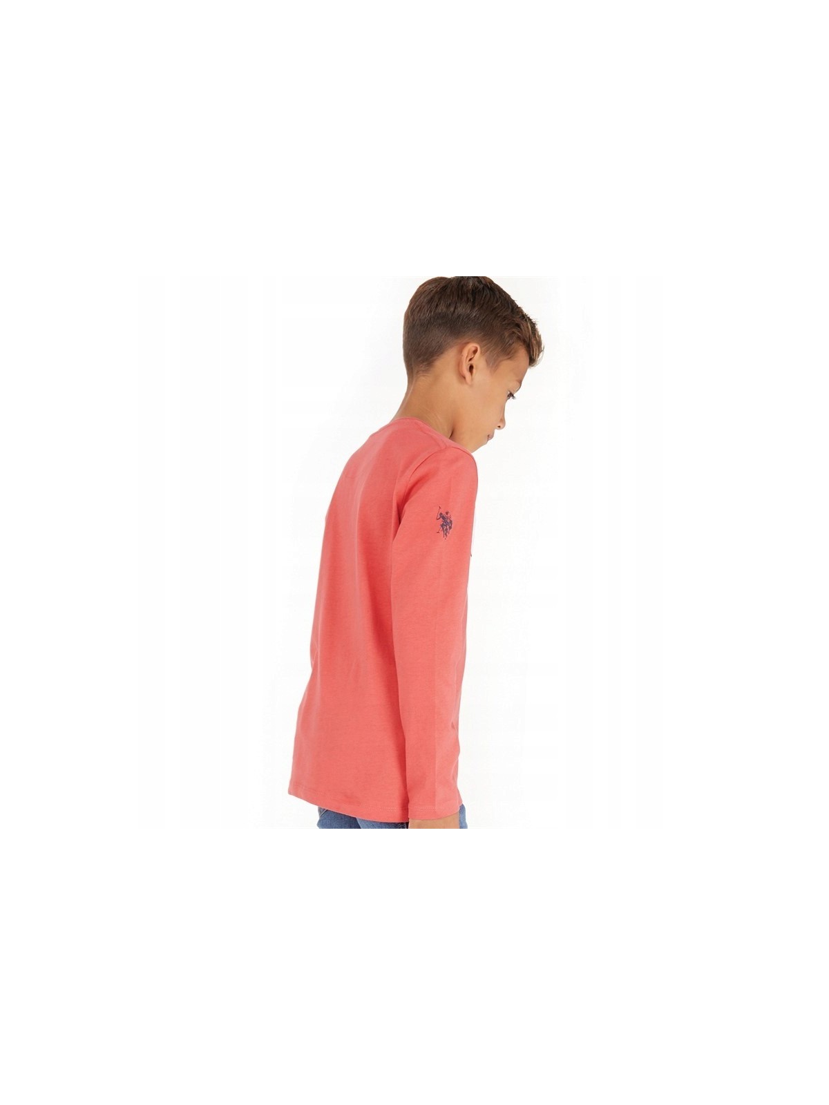 U.S.POLO ASSN T-SHIRT BLUZKA KOSZULKA NA DŁUGI RĘKAW DLA CHŁOPCA USP0388-346-T156