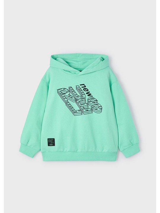 MAYORAL BLUZA Z KAPTUREM DLA CHŁOPCA Z APLIKACJĄ 3416/27