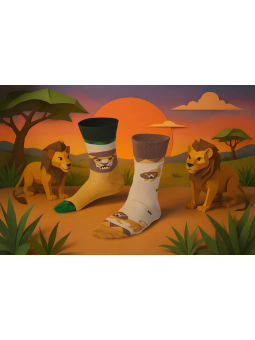 MANY MORNINGS SKARPETKI LION AROUND R275LION AROUND