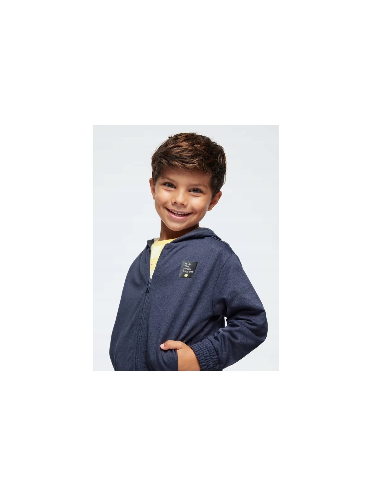 MAYORAL BLUZA ROZPINANA DLA CHŁOPCA GRAFIT 3491/56