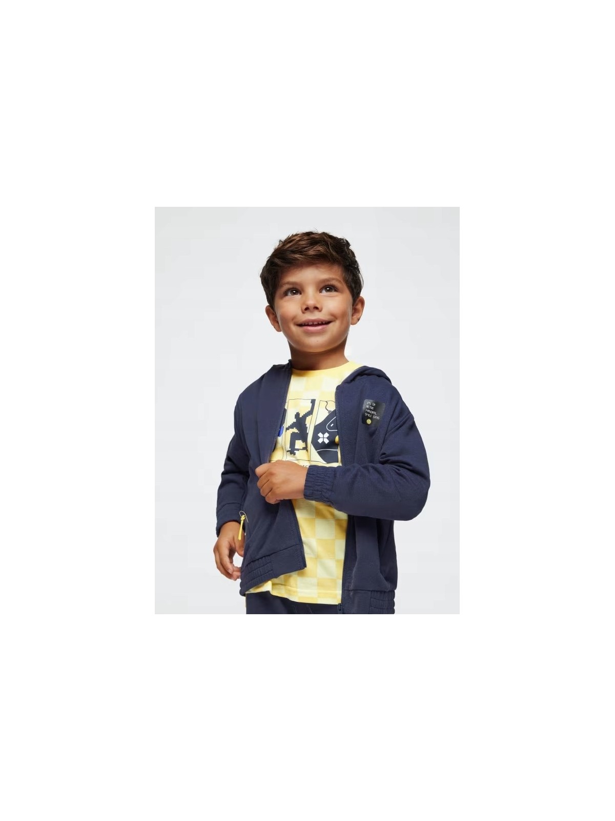 MAYORAL BLUZA ROZPINANA DLA CHŁOPCA GRAFIT 3491/56