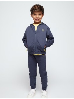 MAYORAL BLUZA ROZPINANA DLA CHŁOPCA GRAFIT 3491/56