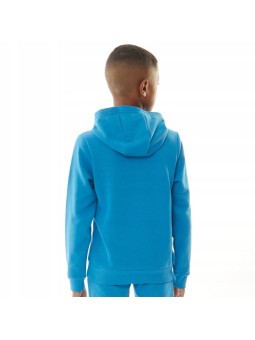 TIMBERLAND BLUZA Z KAPTUREM DLA CHŁOPCA Z NIEBIESKA Z BIAŁYM LOGO T60382/83E