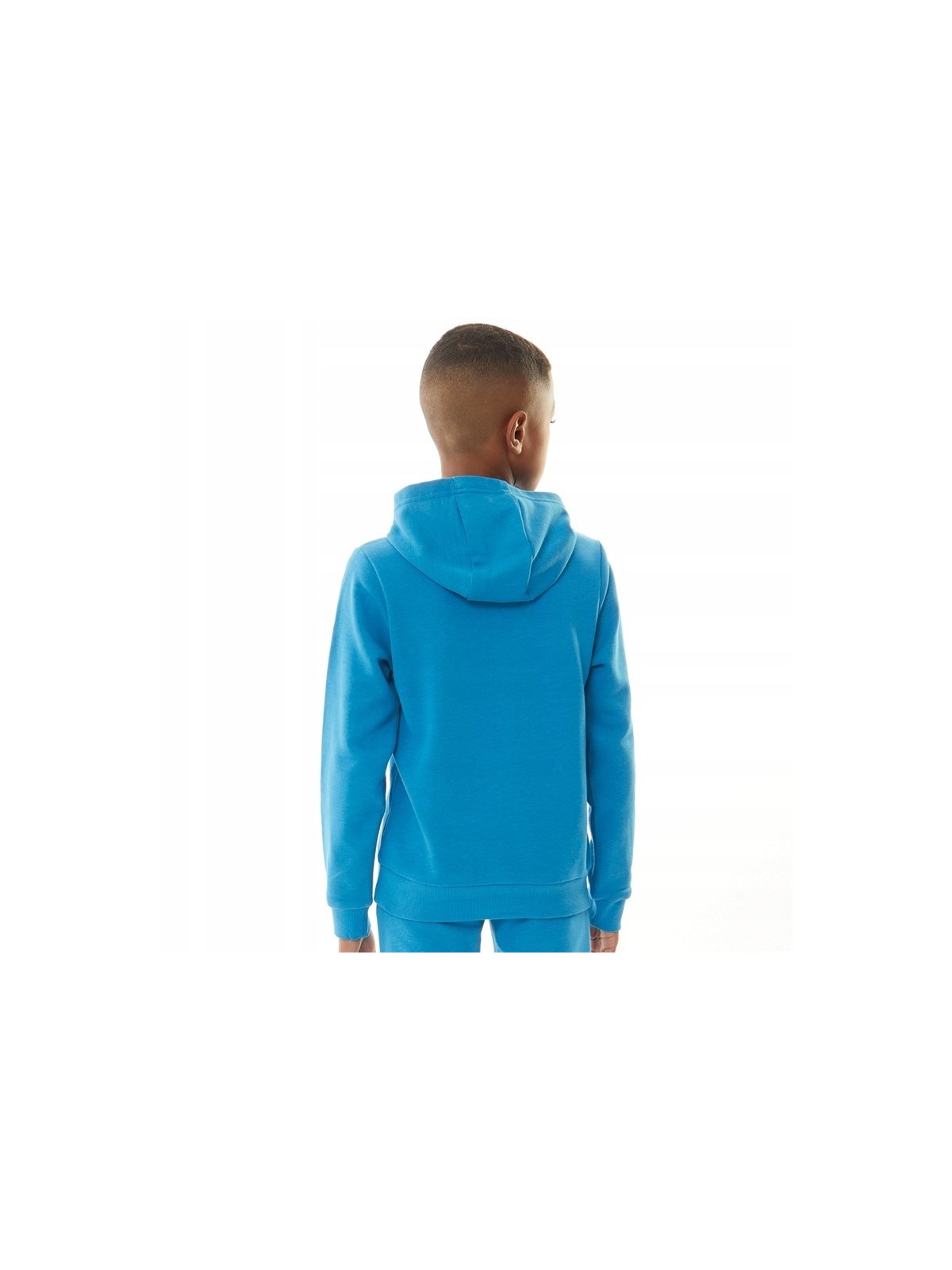 TIMBERLAND BLUZA Z KAPTUREM DLA CHŁOPCA Z NIEBIESKA Z BIAŁYM LOGO T60382/83E