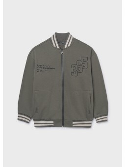 MAYORAL NUKUTAVAKE BLUZA DLA CHŁOPCA BOMBERKA ZIELONY KHAKI  7417/16