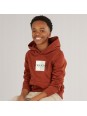 JACK&JONES BLUZA Z KAPTUREM DLA CHŁOPCA BRĄZ LOGO 12289650