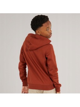 JACK&JONES BLUZA Z KAPTUREM DLA CHŁOPCA BRĄZ LOGO 12289650