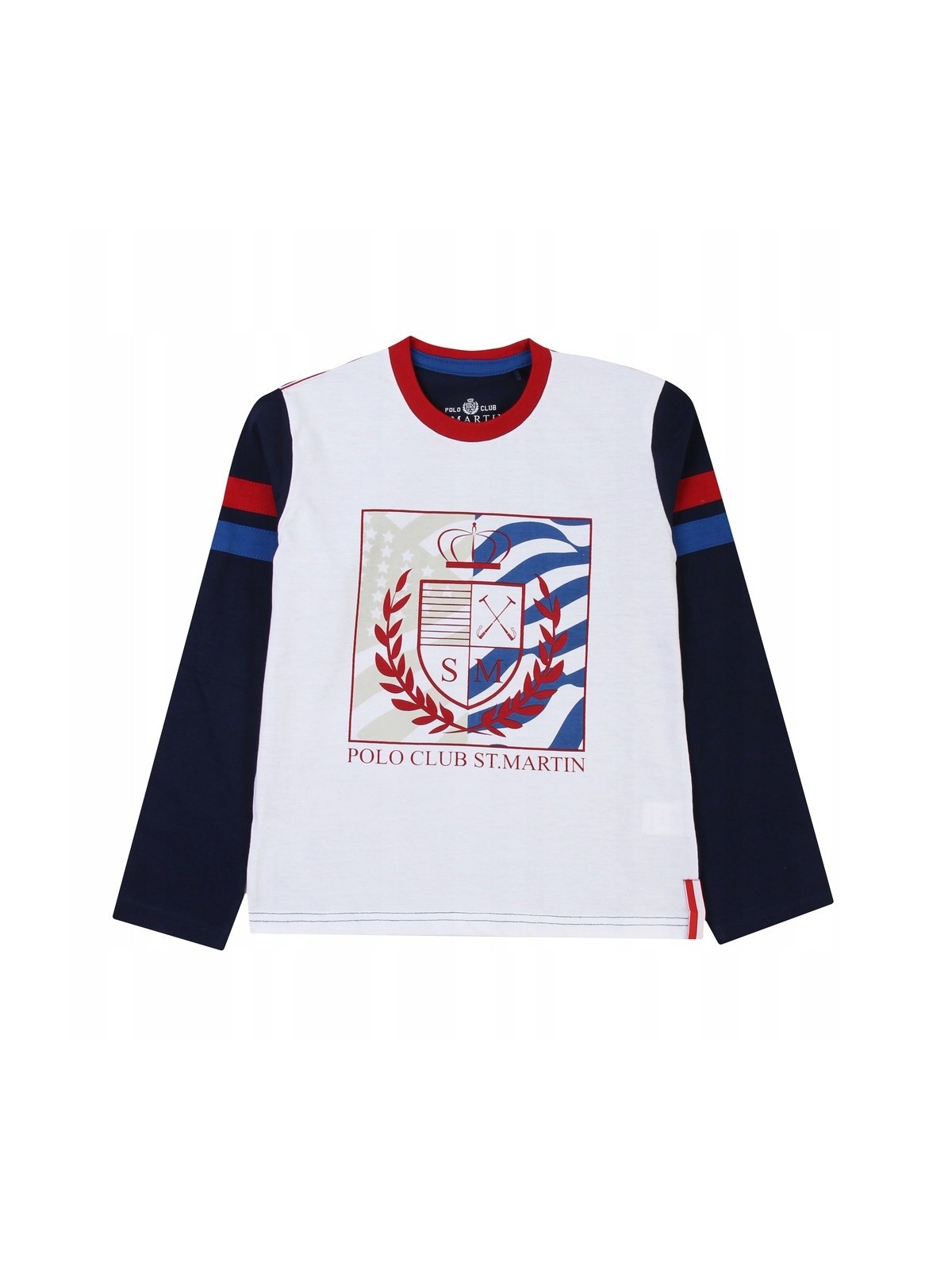 ST.MARTIN POLO CLUB BLUZKA DLA CHŁOPCA NA DŁUGI RĘKAW 7211SL006
