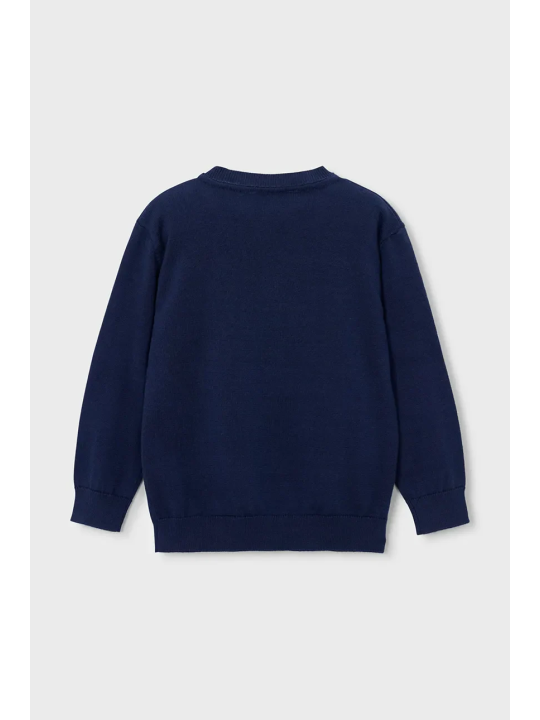 MAYORAL SWETER SWETEREK DLA CHŁOPCA BASIC GŁADKI GRANATOWY 311/86