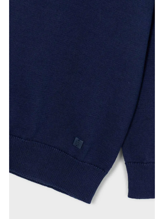 MAYORAL SWETER SWETEREK DLA CHŁOPCA BASIC GŁADKI GRANATOWY 311/86