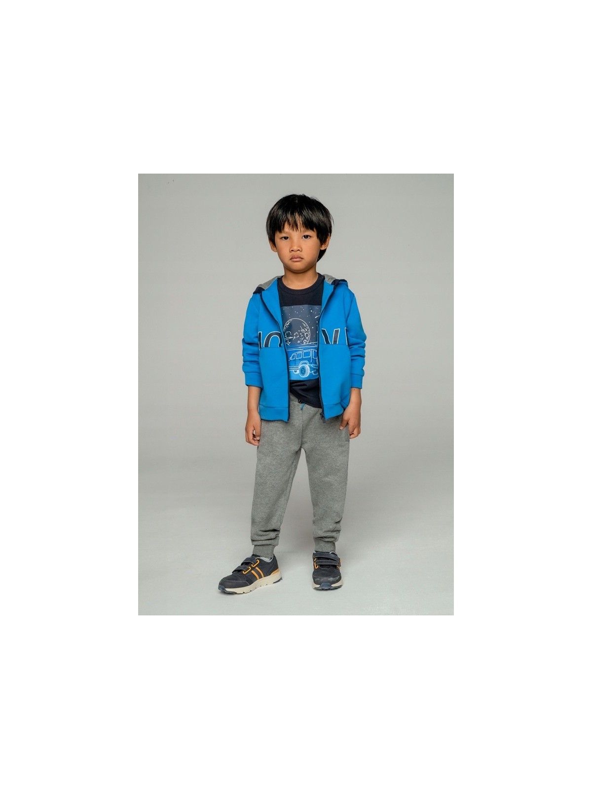 MAYORAL DRES KOMPLET  BLUZA ROZPINANA PLUS  SPODNIE DRESOWE 0907