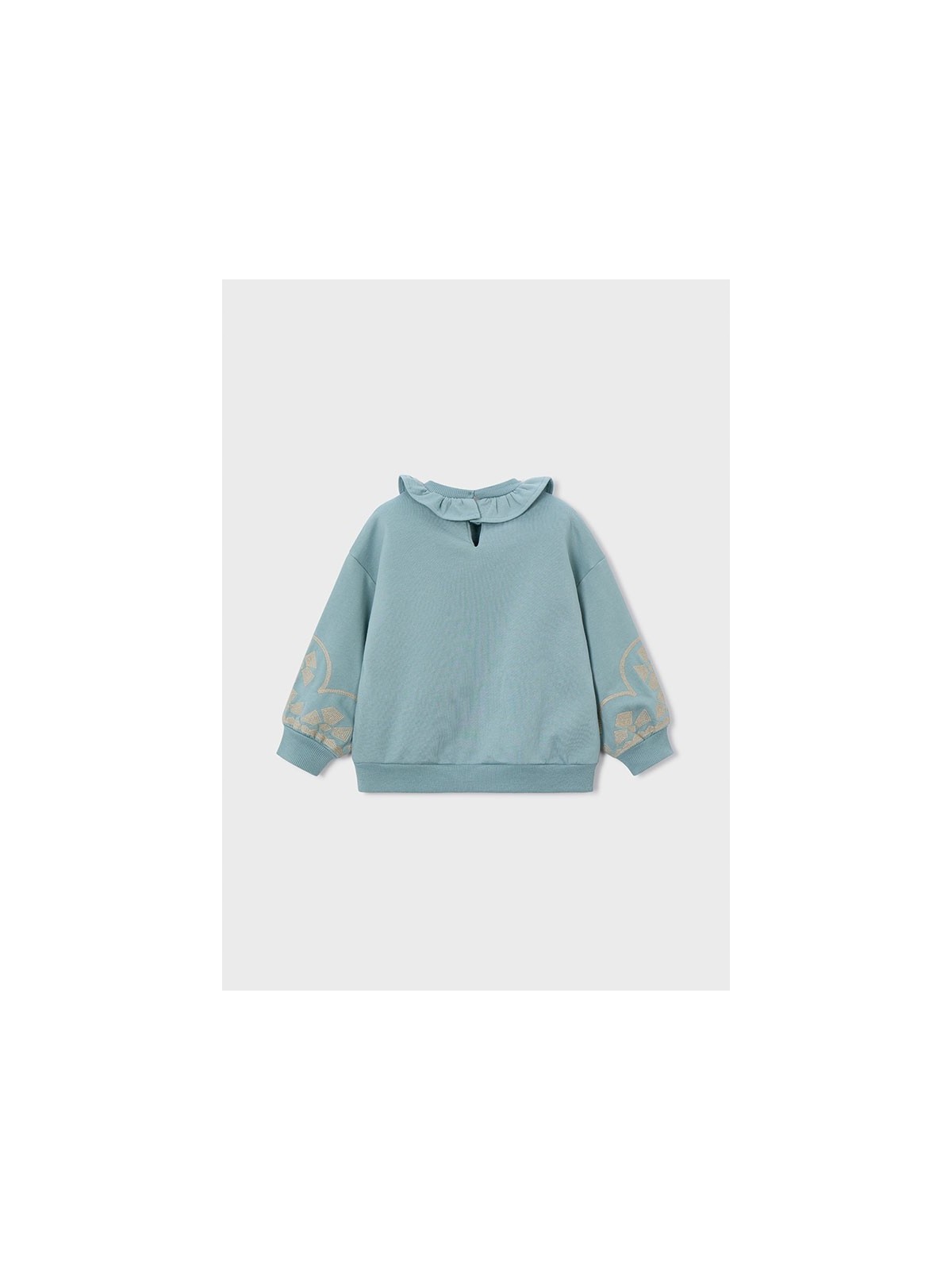 MAYORAL BLUZA DLA DZIEWCZYNKI HAFTY ZIELONY 4430/31
