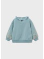 MAYORAL BLUZA DLA DZIEWCZYNKI HAFTY ZIELONY 4430/31