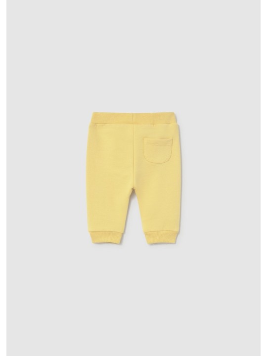 MAYORAL NEWBORN KOMPLET BLUZA ROZPINANA KOSZULKA Z DŁUGIM RĘKAWEM PLUS ŻÓŁTE SPODNIE 2667/41