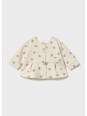 MAYORAL NEWBORN KOMPLET DLA DZIEWCZYNKI BLUZA ROZPINANA  KOSZULKA SPODNIE  2772/93