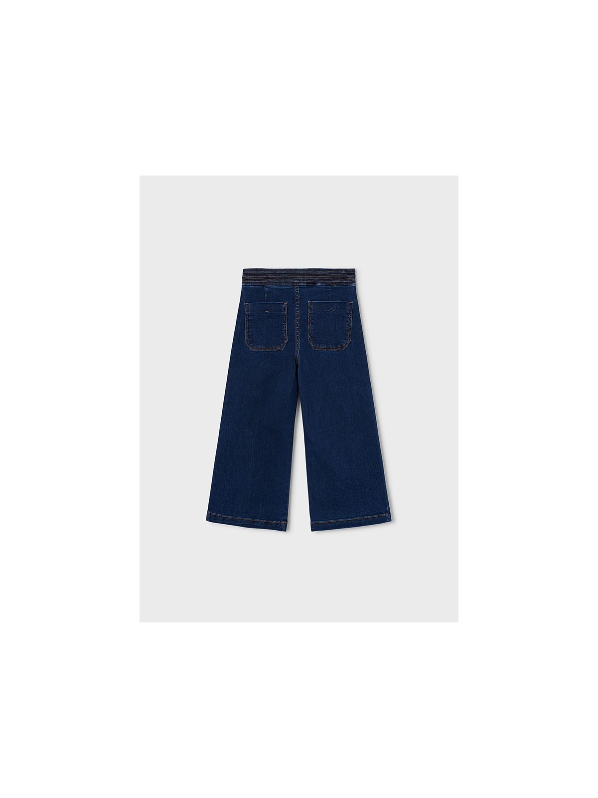 MAYORAL SPODNIE JEANSY SZEROKIE WIDE LEG GRANAT Z OZDOBNYMI GUZIKAMI 4523/61