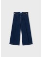MAYORAL SPODNIE JEANSY SZEROKIE WIDE LEG GRANAT Z OZDOBNYMI GUZIKAMI 4523/61