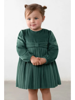 MAYORAL BABY SUKIENKA  DLA DZIEWCZYNKI ASKAMITNA ZIELONA PLISOWANA 2902